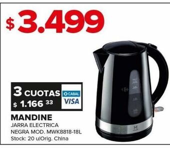 Carrefour Maxi Jarra eléctrica mandine oferta