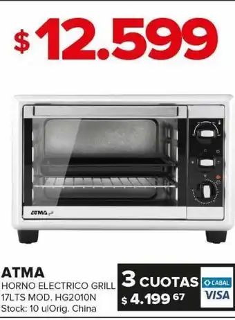 Carrefour Maxi Horno eléctrico atma oferta