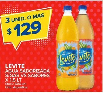 Carrefour Maxi Agua con sabor levité x 1,5l oferta