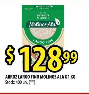 Punto Mayorista Arroz largo fino molinos ala x 1 kg oferta
