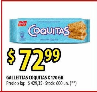 Punto Mayorista Galletitas coquitas x 170 gr oferta
