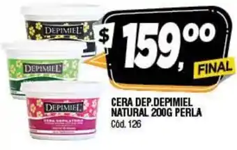 Supermercados Yaguar Cera dep.Depimiel Natural 200g Perla oferta