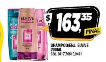 Supermercados Yaguar Shampoo/Enj.Elvive 200ml oferta