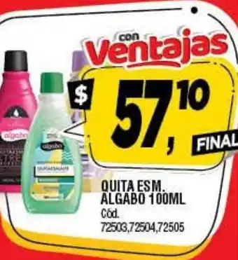 Supermercados Yaguar Quita Esm Algabo 100ml oferta