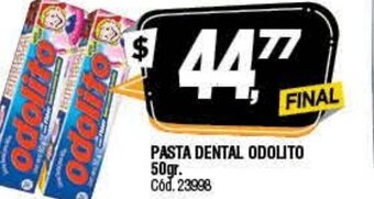 Supermercados Yaguar Pasta Dental Odolito 50gr oferta