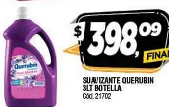 Supermercados Yaguar Querubin Suavizante 3lt Botella oferta