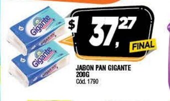 Supermercados Yaguar Jabon Pan Gigante 200g oferta