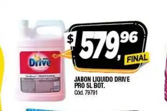 Supermercados Yaguar Drive Jabon Liquido Pro 5L Bot oferta