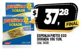 Supermercados Yaguar Esponja Patito Eco Dorada 10g 1Un oferta