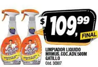 Supermercados Yaguar Mr.Musculo Limpiador Liquido Coc.Adv 500m Gatillo oferta