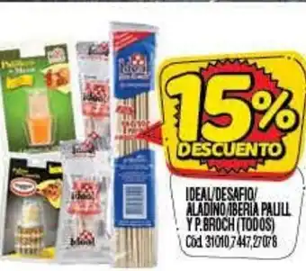 Supermercados Yaguar Ideal/Desafio/Aladino/Iberia Paulli YP.Broch oferta