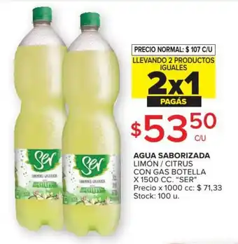 Carrefour Market Ser Agua Saborizada x 1500cc oferta