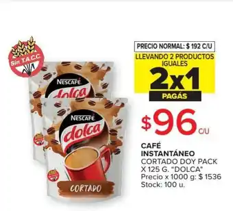 Carrefour Market Nescafé Dolca Café Instantáneo x 125g oferta