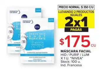 Carrefour Market Nivea Máscara Facial x 1u oferta