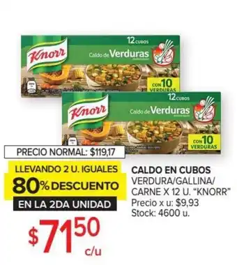 Carrefour Market Knorr Caldo En Cubos x 12u oferta