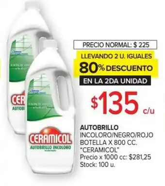 Carrefour Market Ceramicol Autobrillo x 800cc oferta