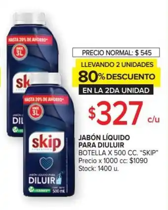 Carrefour Market Skip Jabón Líquido para Diluir x 500cc oferta