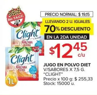 Carrefour Market Clight Jugo En Polvo Diet x 7,5g oferta