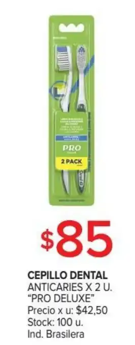 Carrefour Market Pro Deluxe Cepillo Dental x 2u oferta