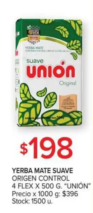 Carrefour Market Unión Yerba Mate Suave x 500g oferta