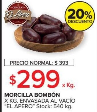 Carrefour Market El Apero Morcilla Bombón oferta