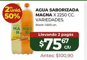 Super MAMI Magna Agua Saborizada x 2250cc oferta
