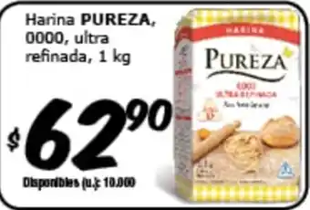 Cooperativa Obrera Pureza Harina 0000 ultra refinada 1kg oferta