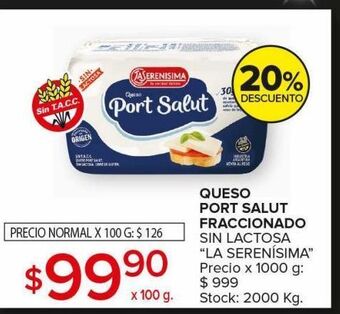 Carrefour Maxi Quesos la serenísima x 100g oferta
