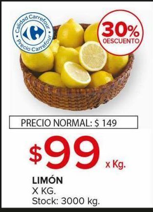 Carrefour Maxi Limón x kg oferta