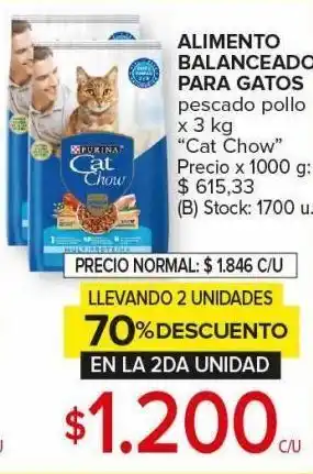 Carrefour Maxi Alimento para gatos cat chow x 3 kg oferta