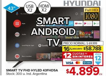Carrefour Maxi Smart tv 43" oferta