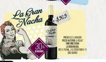 Coto La Gran Nacha Vino Fino Syrah x 750ml oferta