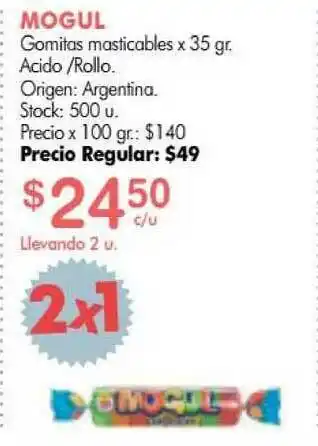 Simplicity Mogul Gomitas Masticables x 35gr oferta