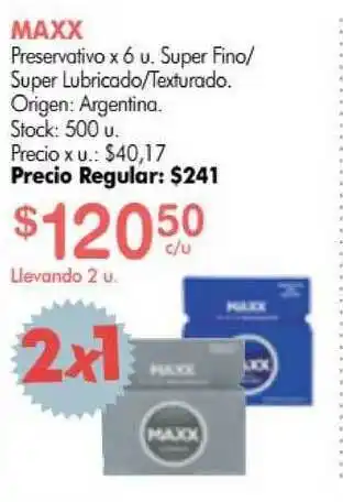 Simplicity Maxx Preservativo x 6u. oferta