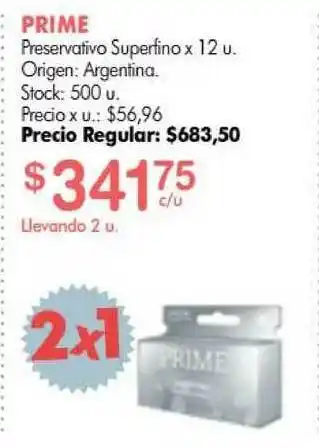 Simplicity Prime Preservativo Superfino x 12u oferta