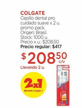 Farmacity Cepillo dental pro cuidado suave x 2 u. promo pack. oferta
