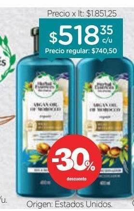 Farmacity Shampoo/acondicionador x 400 ml oferta