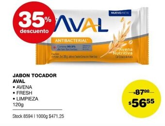 Atomo Conviene Aval Jabon Tocador 120 g oferta