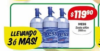 Almacor Ivess Soda sifón 2000 cc oferta