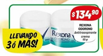 Almacor Rexona Odorono Antitranspirante crema 60gr oferta