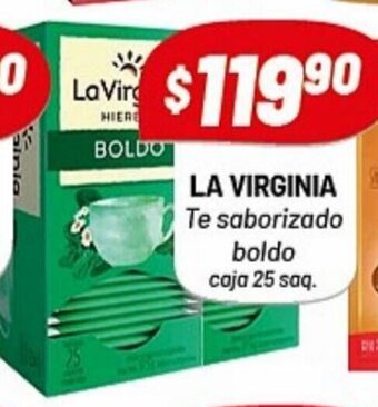 Almacor La Virginia Te saborizado boldo caja 25 saq. oferta