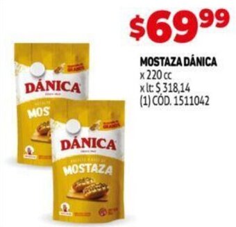 Makro Dánica Mostaza x 220 cc oferta