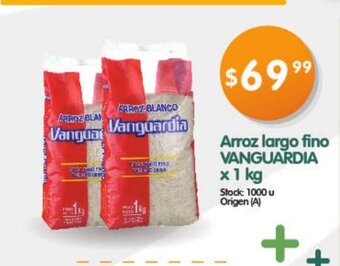 Supermercados Buenos Días Vanguardia Arroz largo fino x 1kg oferta
