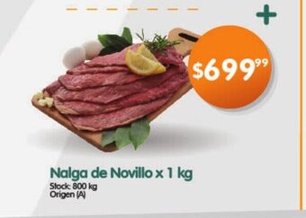 Supermercados Buenos Días Nalga de Novillo x 1kg oferta