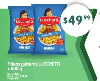 Supermercados Buenos Días Lucchetti Fideos guiseros x 500g oferta