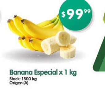 Supermercados Buenos Días Banana Especial x 1kg oferta