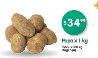 Supermercados Buenos Días Papa x 1kg oferta