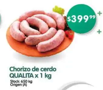 Supermercados Buenos Días Chorizo de cerdo Qualita 1kg oferta