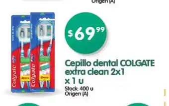 Supermercados Buenos Días Colgate Cepillo dental extra clean 2x1x1u oferta