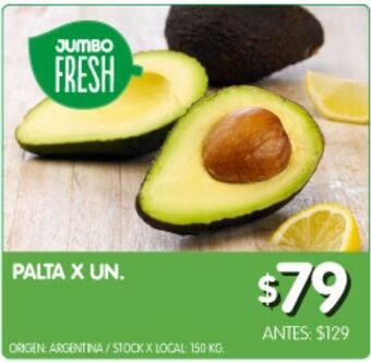 Jumbo Palta x un oferta